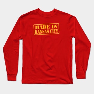 Made in Kansas City Missouri - stamp 2.0 Long Sleeve T-Shirt